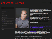 Tablet Screenshot of christopherjlynch.com